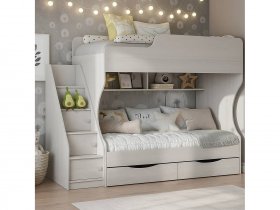 Кровать двухъярусная Каприз-22 КПР.22 в Лебедином - lebedinyj.mebel-nsk.ru | фото