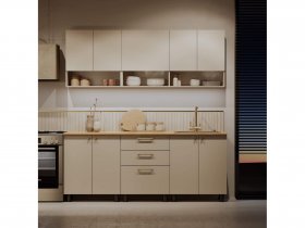 Кухонный гарнитур Орма 2,0м в Лебедином - lebedinyj.mebel-nsk.ru | фото
