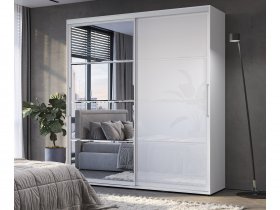 Шкаф-купе Крафт-6 2,0м (белый) в Лебедином - lebedinyj.mebel-nsk.ru | фото