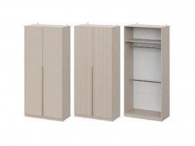 Шкаф ШК-100 Эккервуд (меланж) в Лебедином - lebedinyj.mebel-nsk.ru | фото