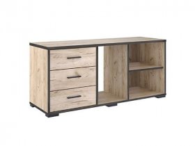 Тумба 1200 Тм075.0 Гермес лофт (дуб крафт серый) в Лебедином - lebedinyj.mebel-nsk.ru | фото